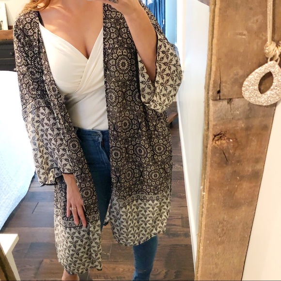 MPH collection Tops - MPH collection boho floral plus size 3X kimono